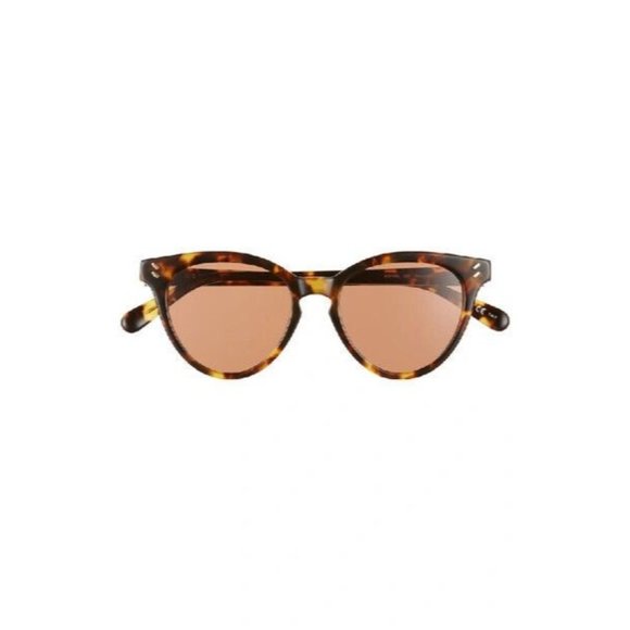 STELLA MCCARTNEY 50mm Round Sunglasses Medium Havana 50 18 145 - Picture 3 of 8